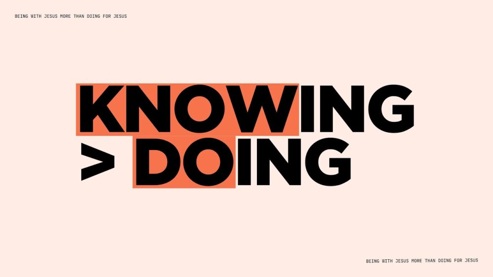 Knowing > Doing Image