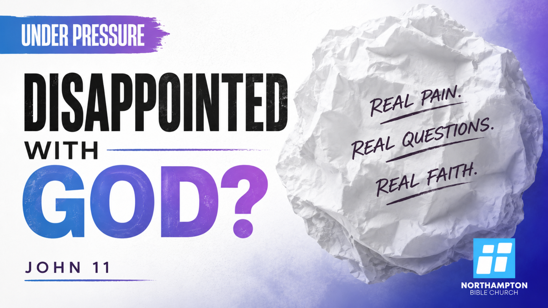 Disappointed with God Image