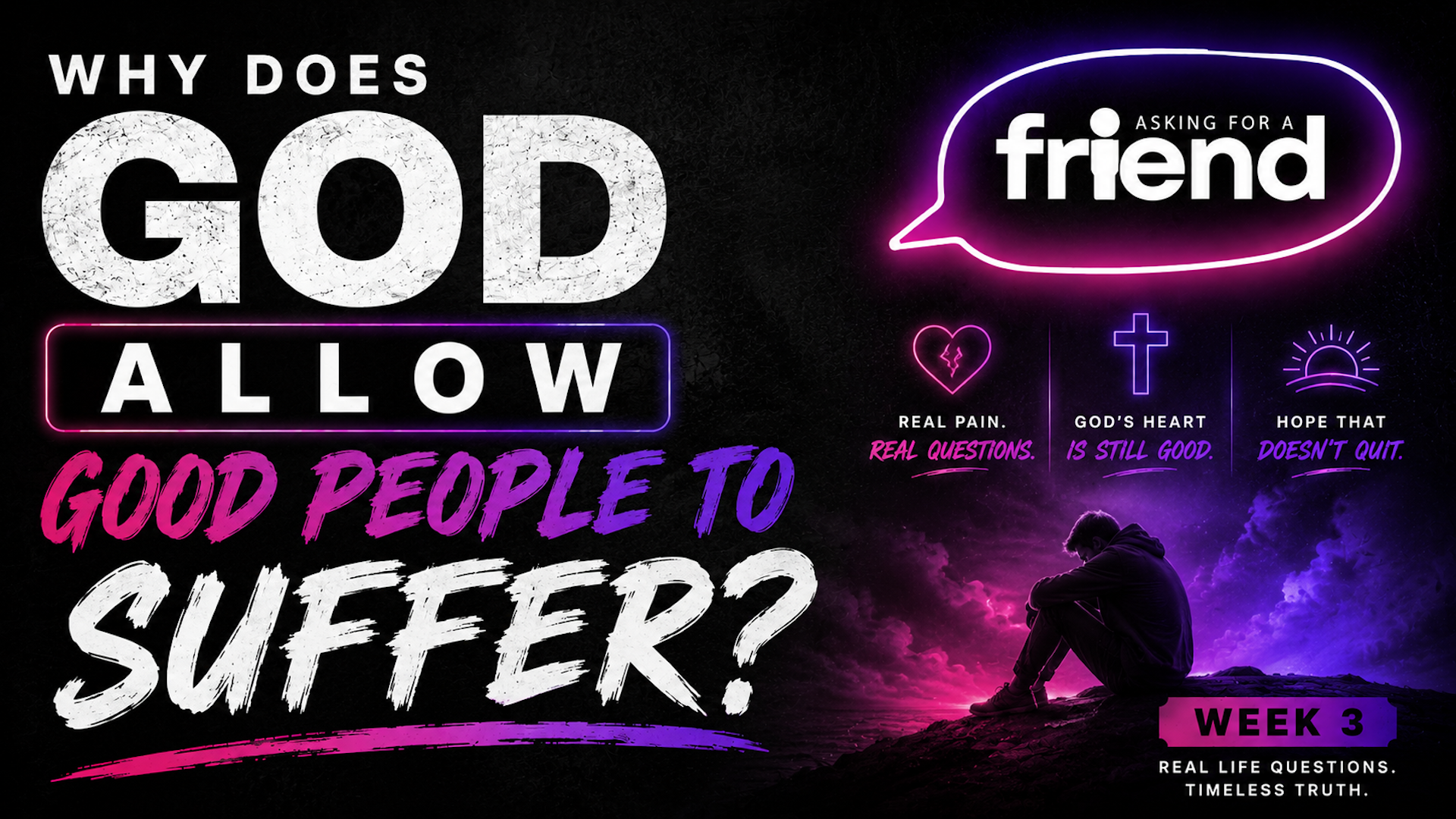 Why Does God Allow Good People To Suffer? Image